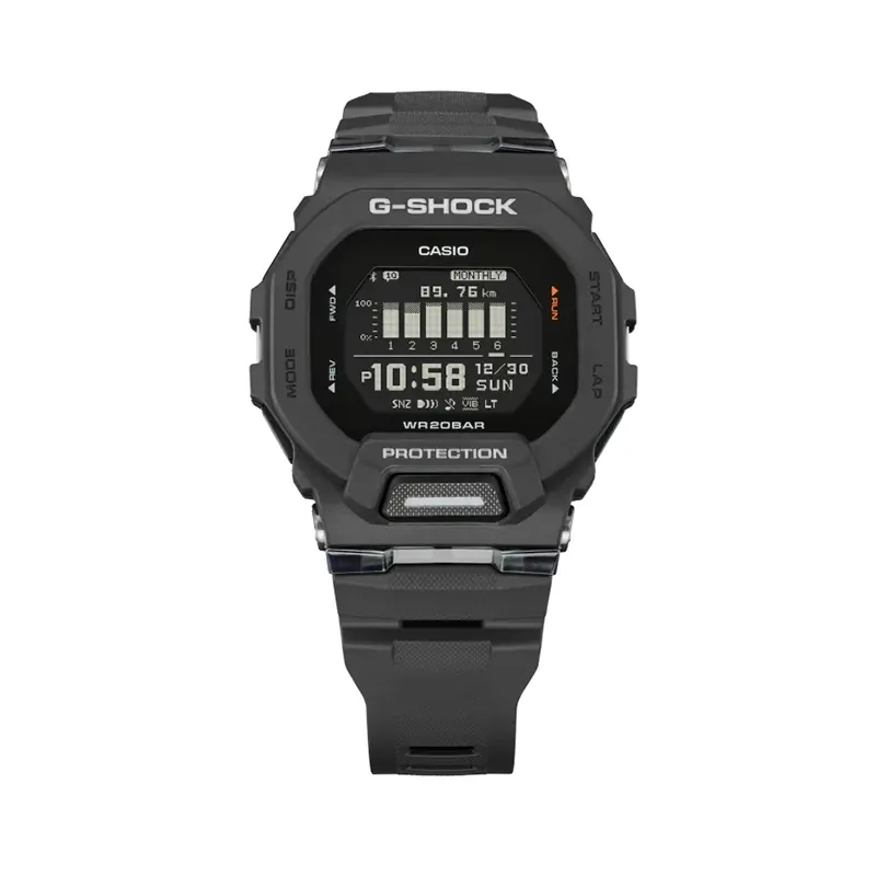 Casio G-Shock G-Squad Full Black Men's Watch- GBD-200-1A
